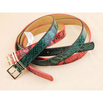 Ceinture en cuir femme serpent pour femme